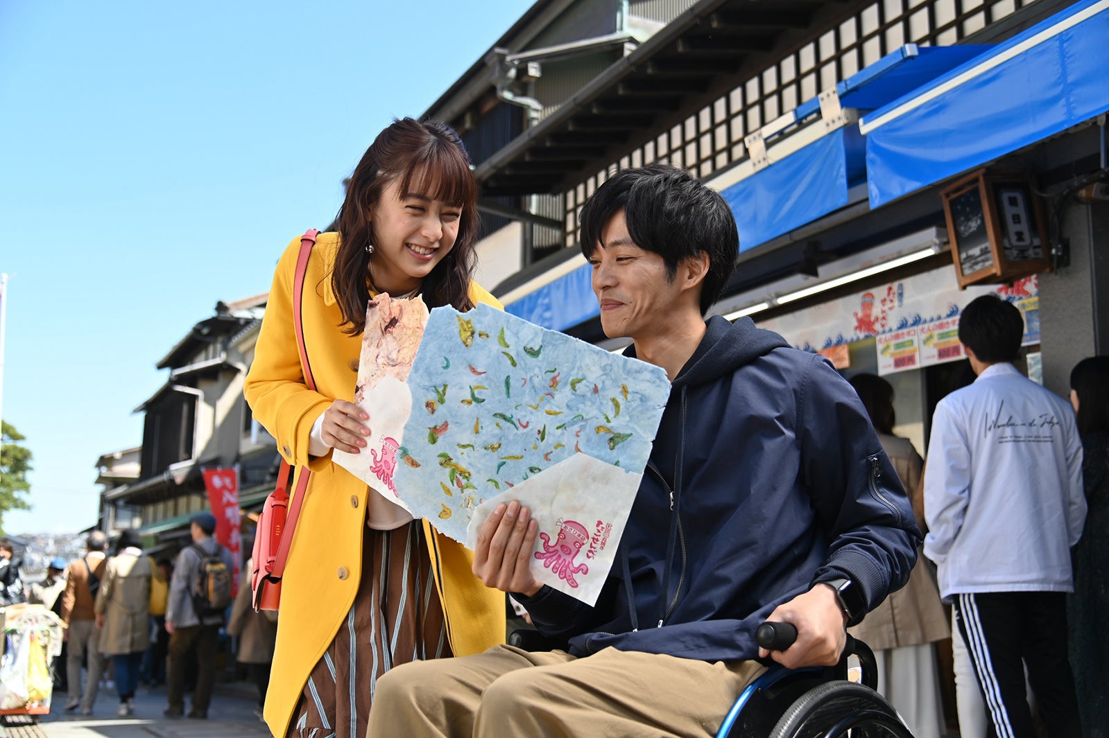 山本美月、松坂桃李／『パーフェクトワールド』第3話より（C）カンテレ