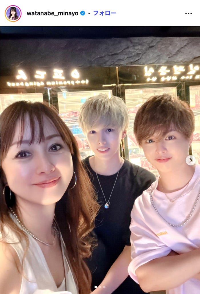 渡辺美奈代Instagramより