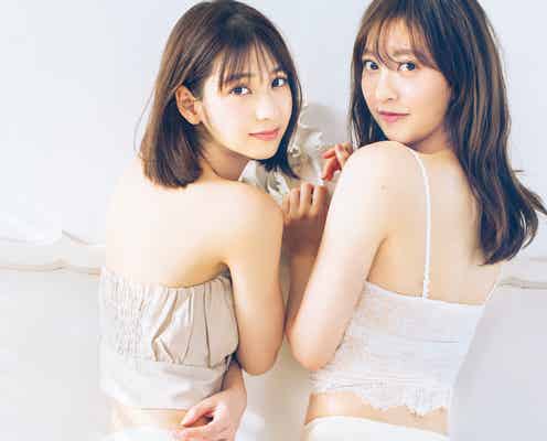 HKT48松岡菜摘&森保まどか、美ヒップちらり麗しの艶姿