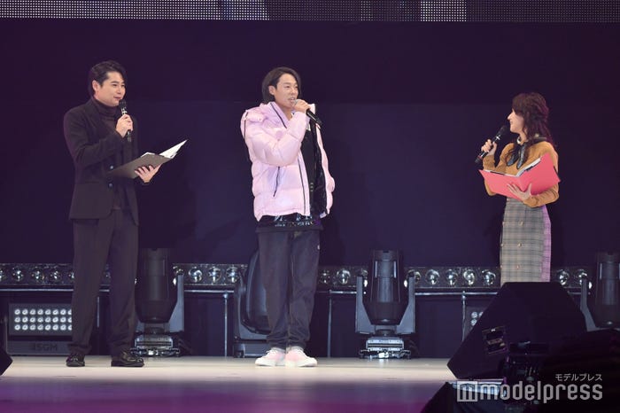 吉村崇、小林陵侑選手、柴田平美アナウンサー (C)モデルプレス