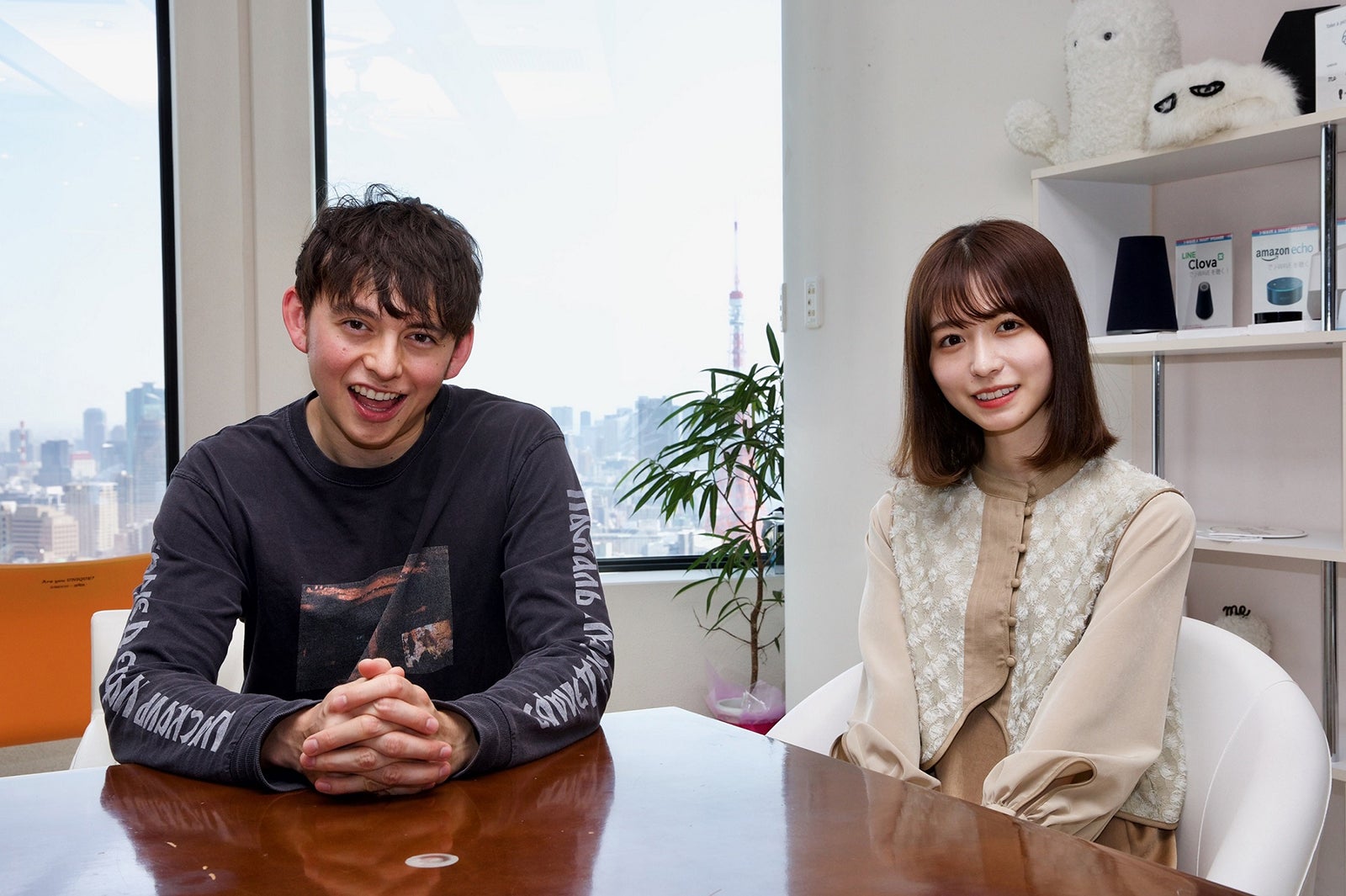 ハリー杉山、長濱ねる （画像提供：J-WAVE）