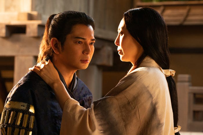 松本潤、松嶋菜々子 (C)NHK