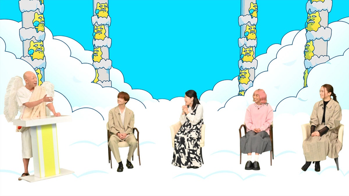 （左から）小峠英二、高橋恭平、横澤夏子、青山テルマ、岡田結実（C）TBS