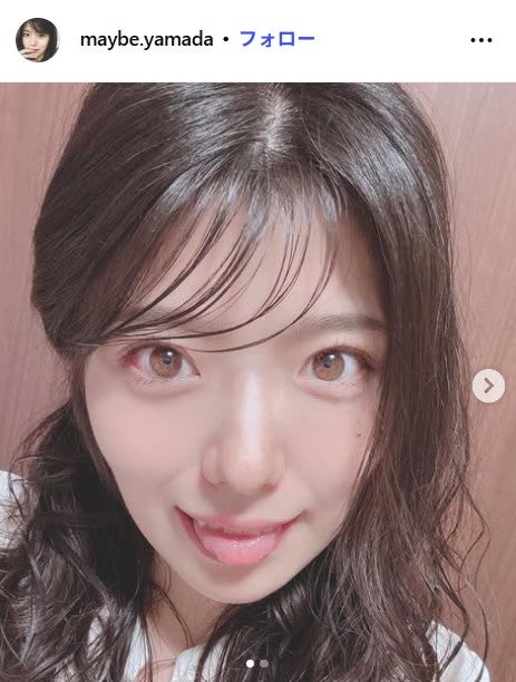 「水ダウ」山田かな、胸元開きトップスでの自撮りに反響「火照ってて可愛い」「セクシー」