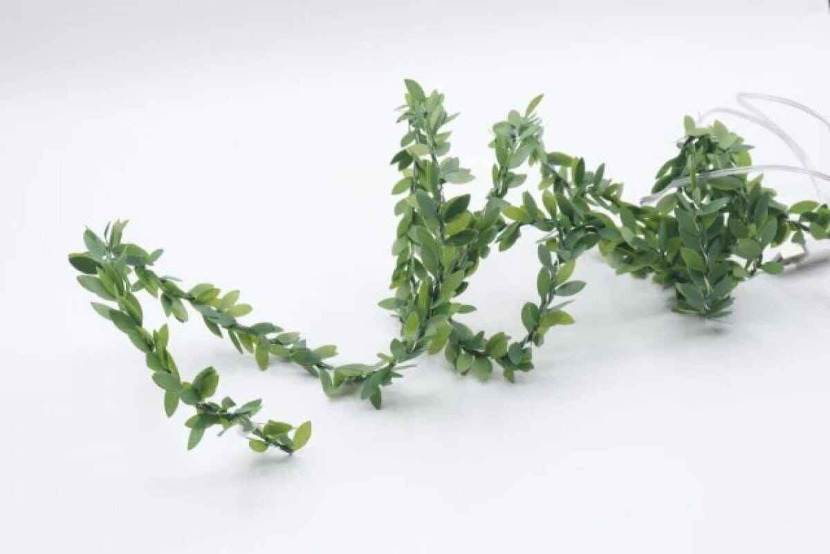 ダイソー　ガーランドライト（20LED、グリーン、USBタイプ）