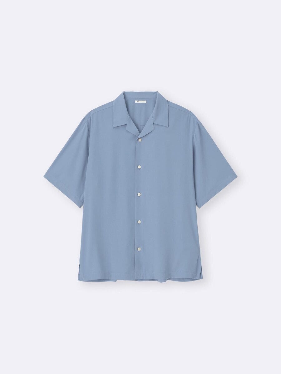 GUのドライオープンカラーシャツ