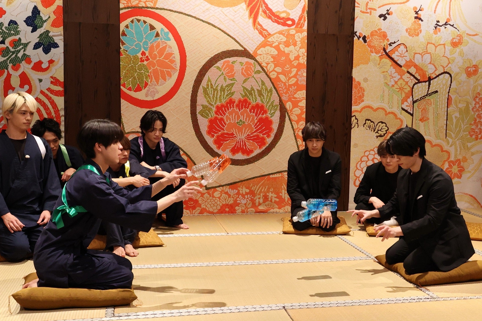 （後列左から）篠塚大輝、原嘉孝、猪俣周杜、菊池風磨、八乙女光、薮宏太（前列左から）松島聡、知念侑李（C）フジテレビ