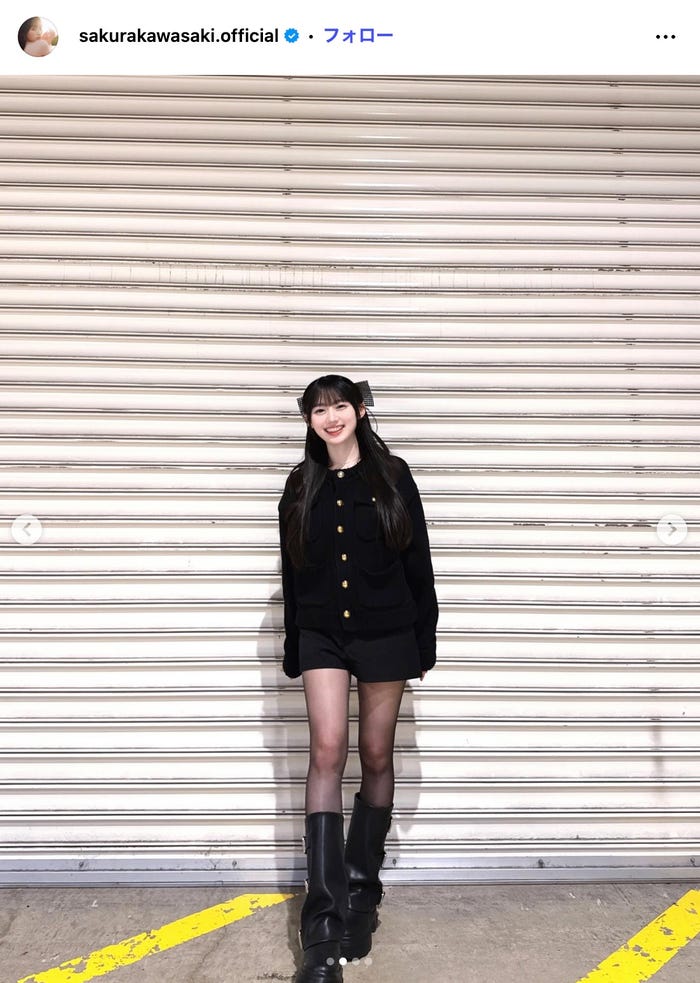 川崎桜Instagramより