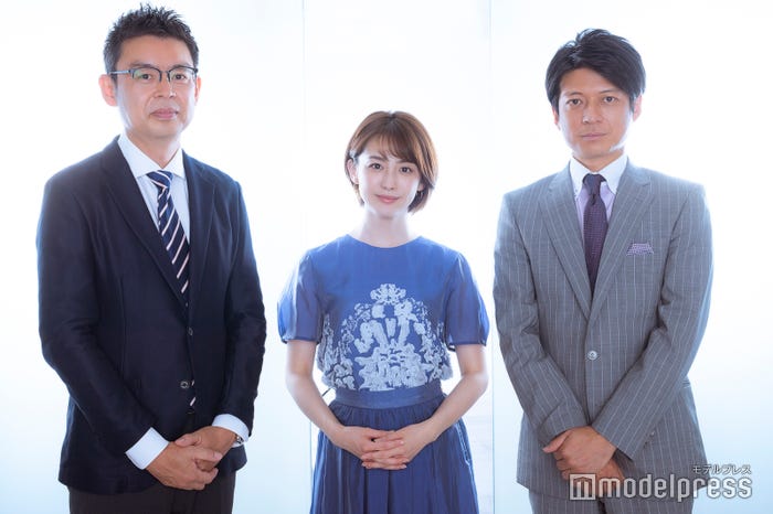 森昭一郎アナウンサー、宮司愛海アナウンサー、倉田大誠アナウンサー (C)モデルプレス