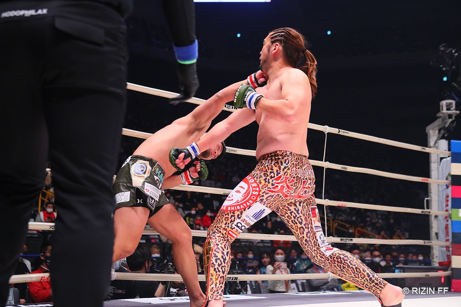 シバターVSHIROYA（C）RIZIN FF