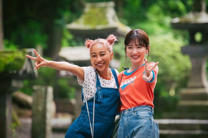 青山テルマ、永野芽郁/「ユニコーンに乗って」第7話より(C)TBSスパークル/TBS 撮影:加藤春日