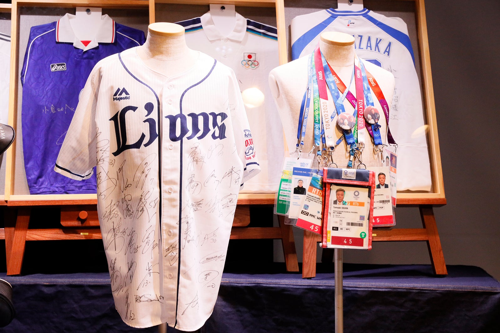 思い出の展示（提供写真）