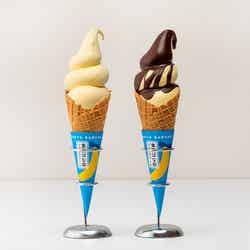 東京ばな奈ソフトクリーム/画像提供:グレープストーン