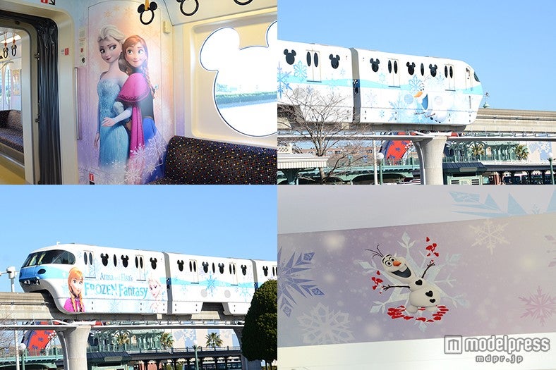 「アナ雪」ライナー期間限定運行開始　エルサ＆アナ＆オラフ初デコレーション