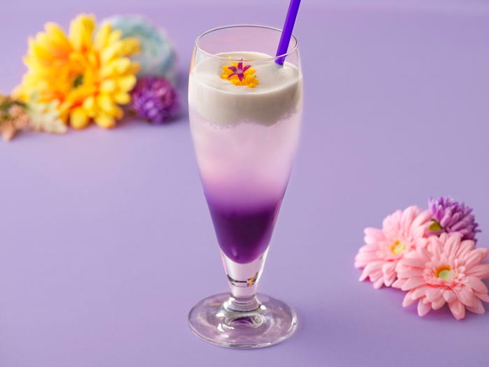 パープル・クリームソーダ¥1,200 (C)Disney