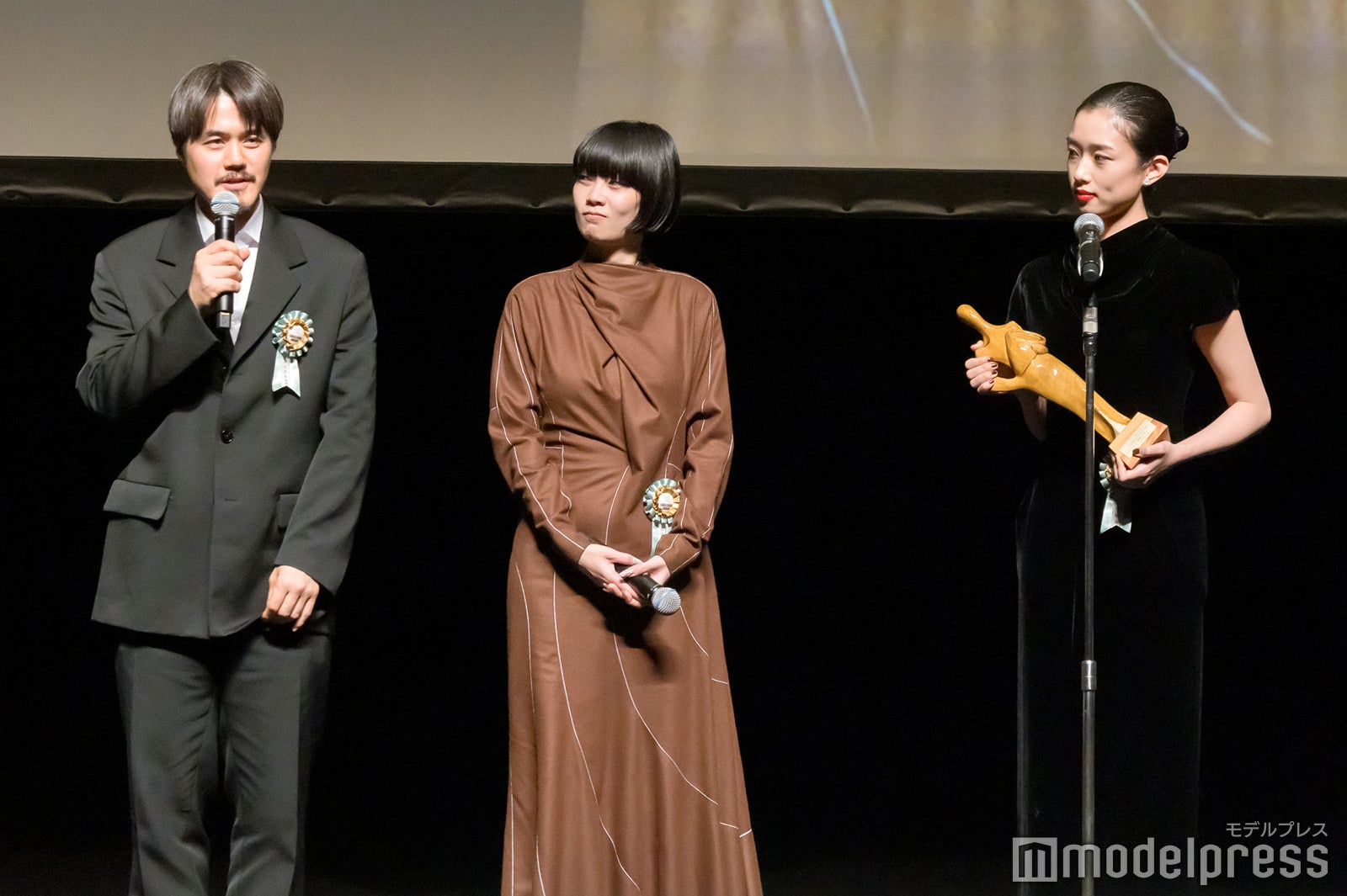 押山清高監督、山中瑶子監督、河合優実（C）モデルプレス
