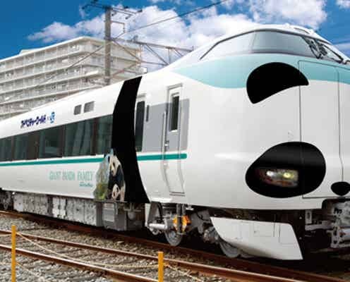 可愛い“パンダ列車”誕生!動物づくしのラッピングデザインで旅に“ときめき”を