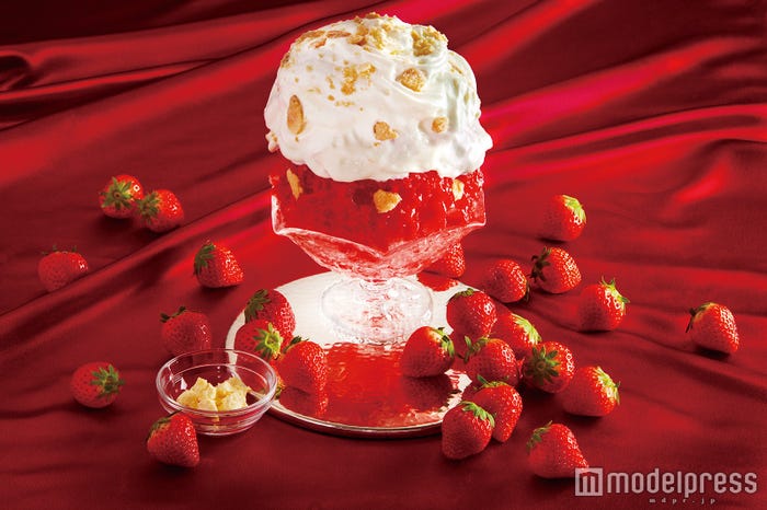 チーズタルトかき氷-贅沢いちご