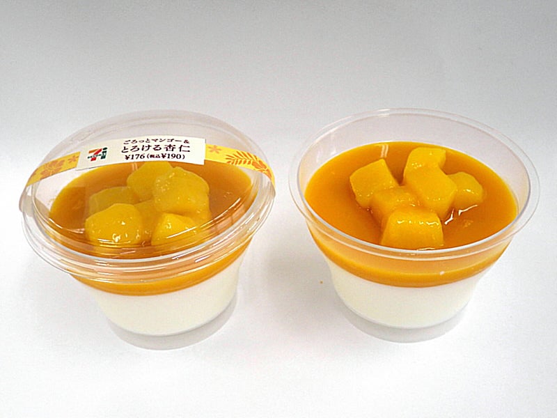 マンゴーがごろごろ入ってる！セブンの新作スイーツが美味しいと話題