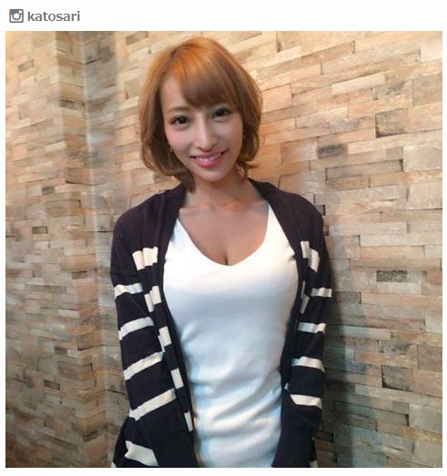 加藤紗里/Instagramより