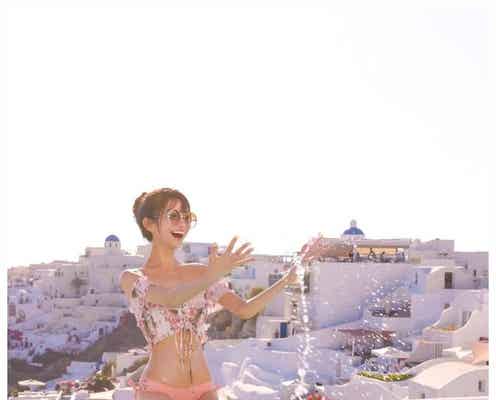 愛沢えみり、ビキニで“美くびれ”披露 絶賛の声相次ぐ