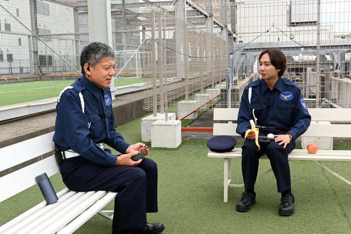 勝村政信、中村海人(C)NTT DOCOMO, INC./東海テレビ