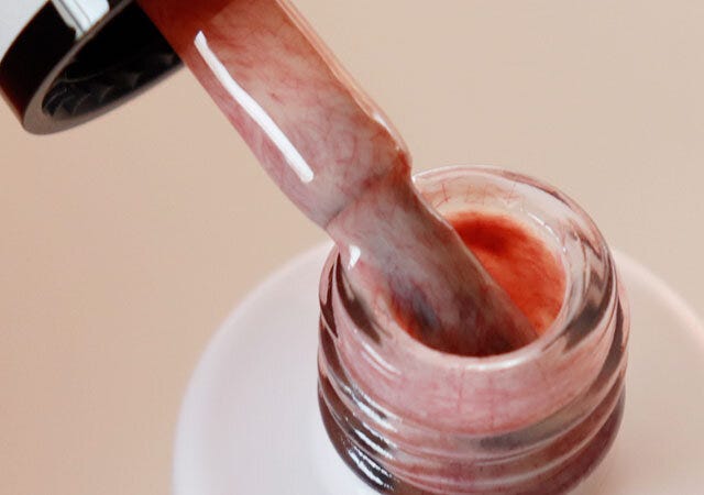 100均　ダイソー　ジェルネイル　DA42　フラッフィーピンク　繊維入り