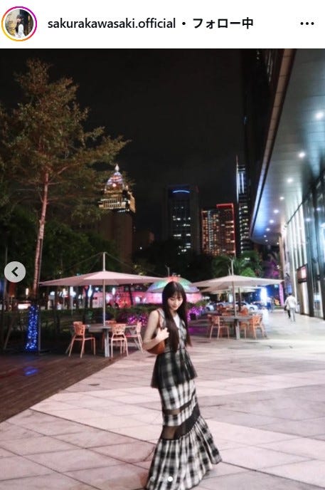 川崎桜Instagramより