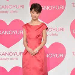 「たかの友梨ビューティクリニック」2013年新CM発表記者会見に出席した剛力彩芽