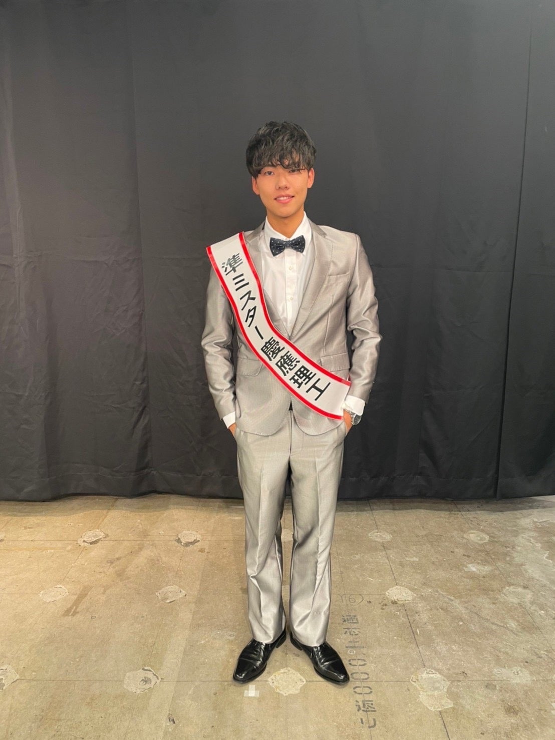 「ミスター慶應理工コンテスト2021」準グランプリ・日比琉偉さん（提供写真）