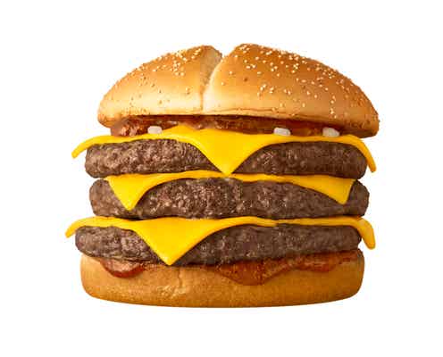 マクドナルド「炙り醤油風 トリプル肉厚ビーフ」8月6日から2週間限定で復活