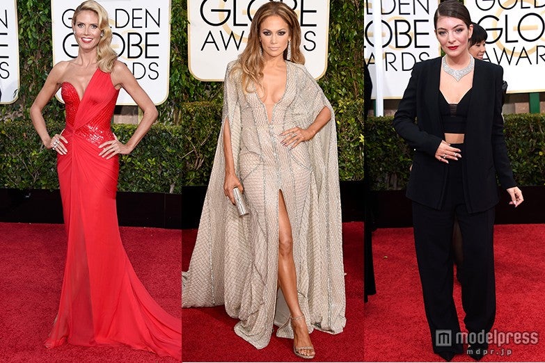 ジェニファー・ロペス、美バストあらわなSEXYドレス披露　豪華セレブが「ゴールデン・グローブ賞」レッドカーペットに集結