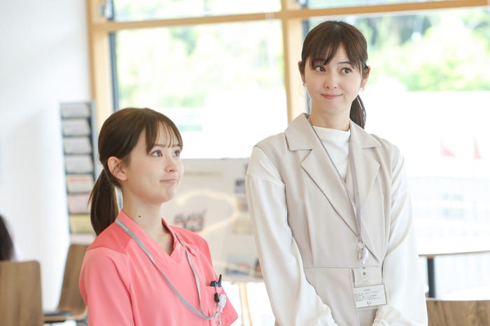 畑芽育、佐々木希「天久鷹央の推理カルテ」第6話(C)テレビ朝日