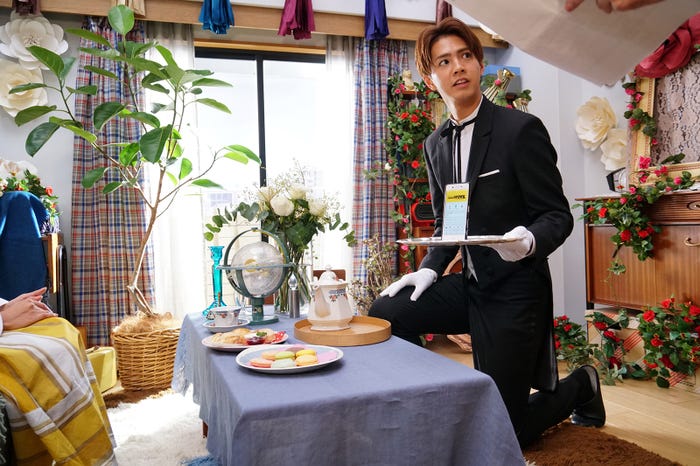 メイキング/新CM「彼氏が執事に」編 (提供写真)