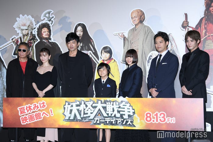 三池崇史監督、大島優子、大沢たかお、寺田心、杉咲花、三浦貴大、赤楚衛二 (C)モデルプレス