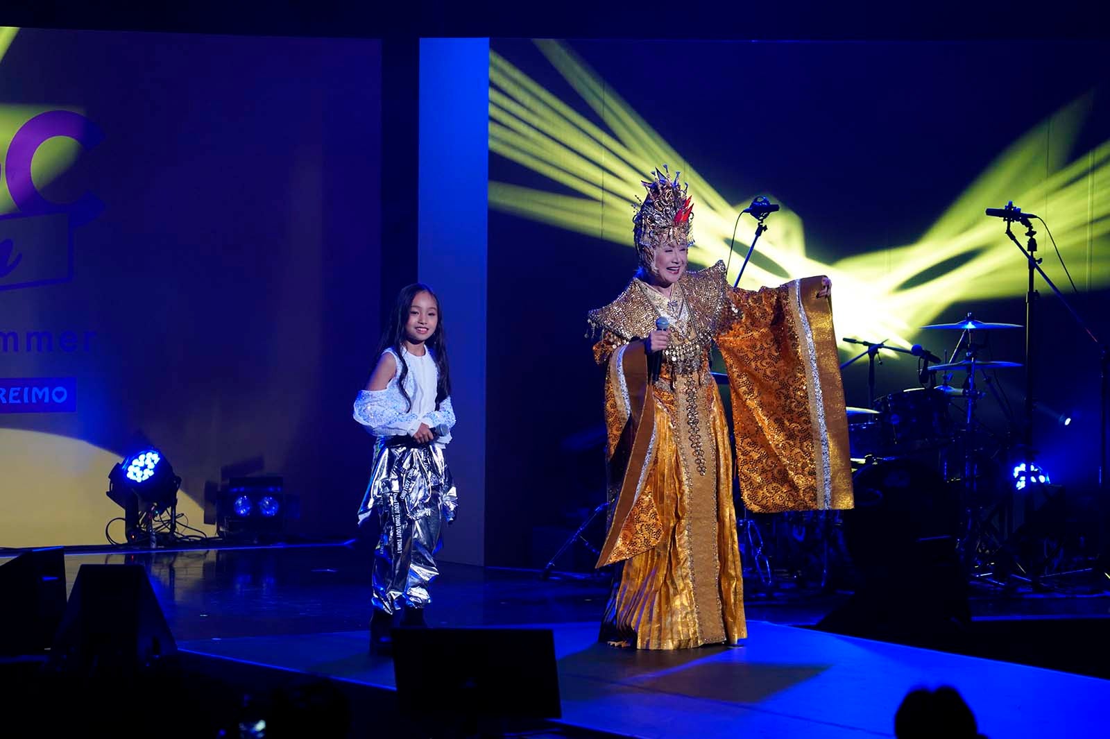 “天才キッズバンド”＆小林幸子（C）TGC teen 2021 Summer