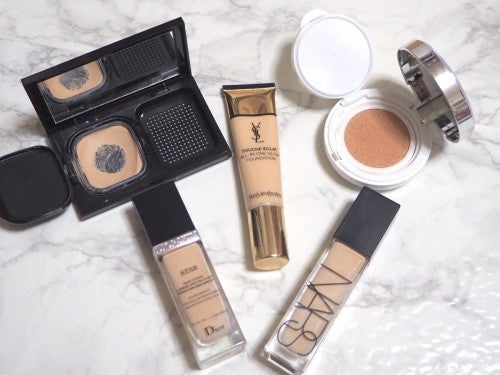 ファンデーションは肌の色に合ったものを