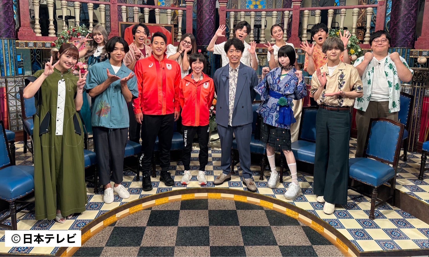 「踊る！さんま御殿！！」出演者たち（C）日本テレビ