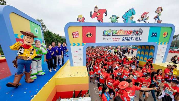 過去の「10Kウィークエンド」の様子(C)Disney