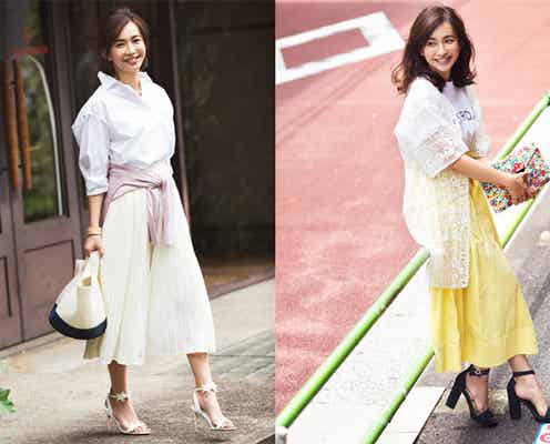 いいとこ取りの“ロングスカート”で大人レディに