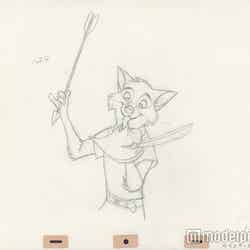 ロビン・フッド（1973）／クリーンアップ　アニメーション／アニメーター：ミルト・カール（C）Disney Enterprises Inc