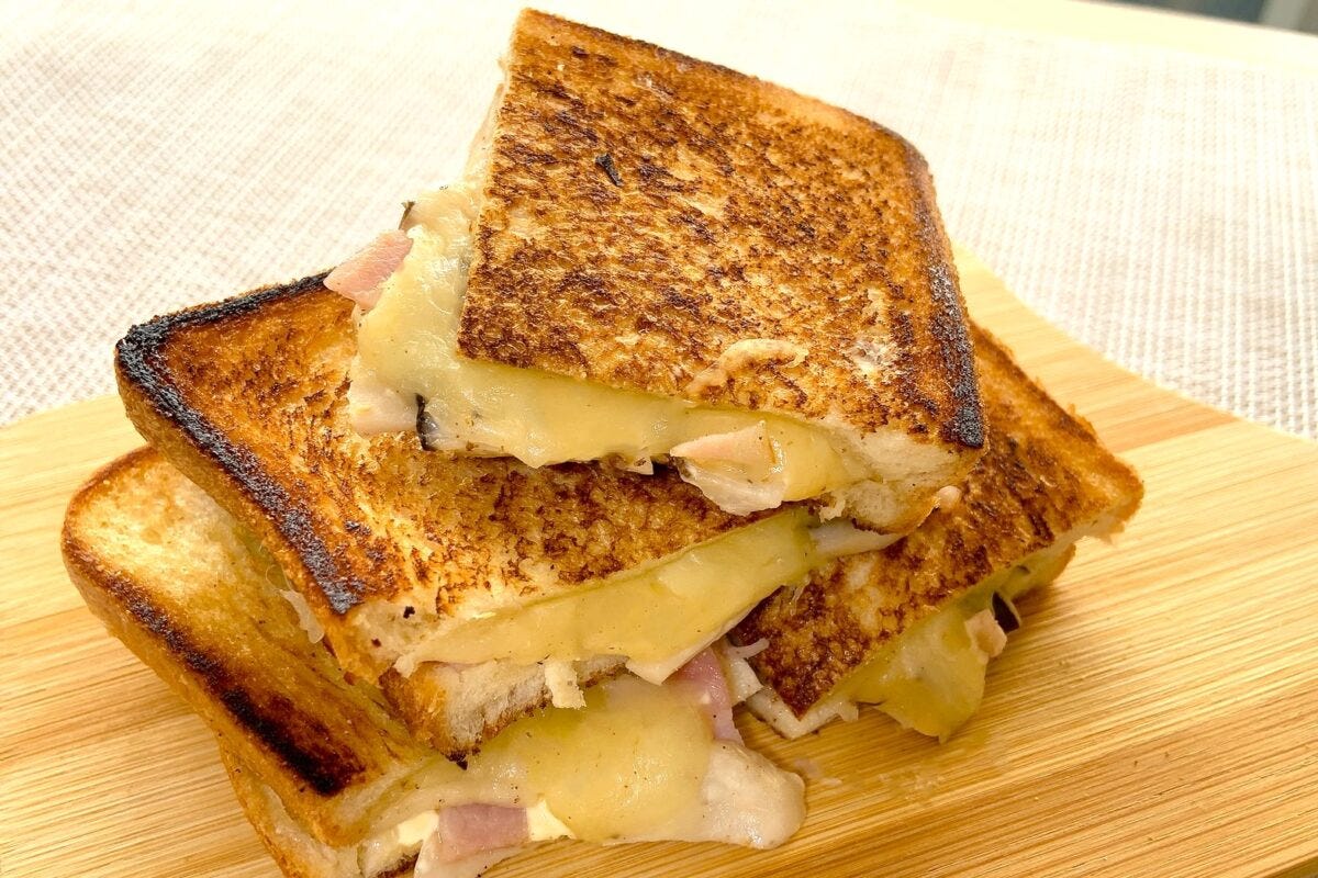 きのこホットサンド