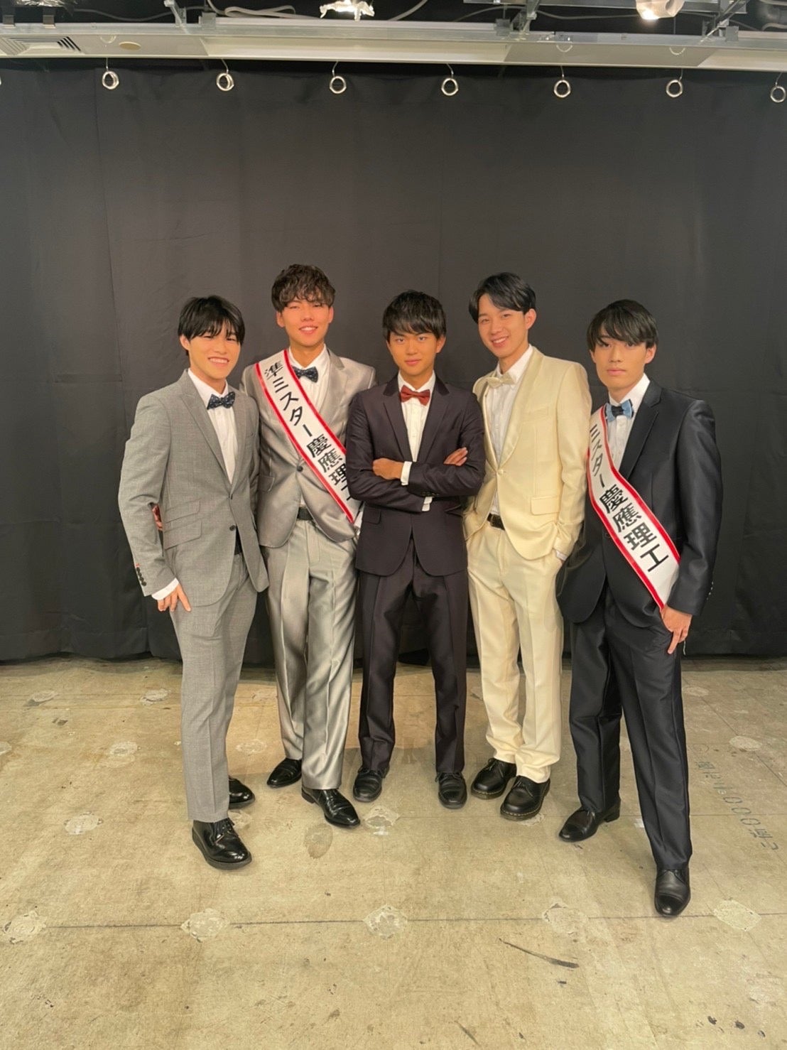 「ミスター慶應理工コンテスト2021」ファイナリスト（提供写真）