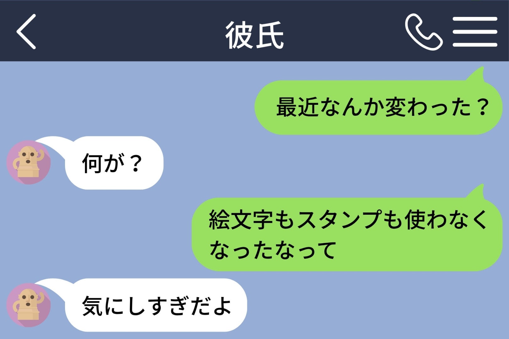 彼のメッセージから絵文字が消えた→「気にしすぎ」と言われた私が見た部屋