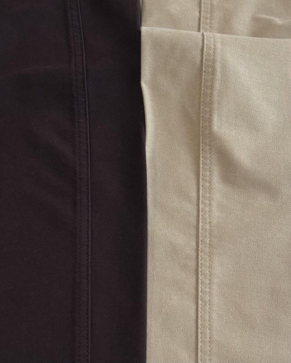 ユニクロジャージーバレルレッグパンツ　生地感