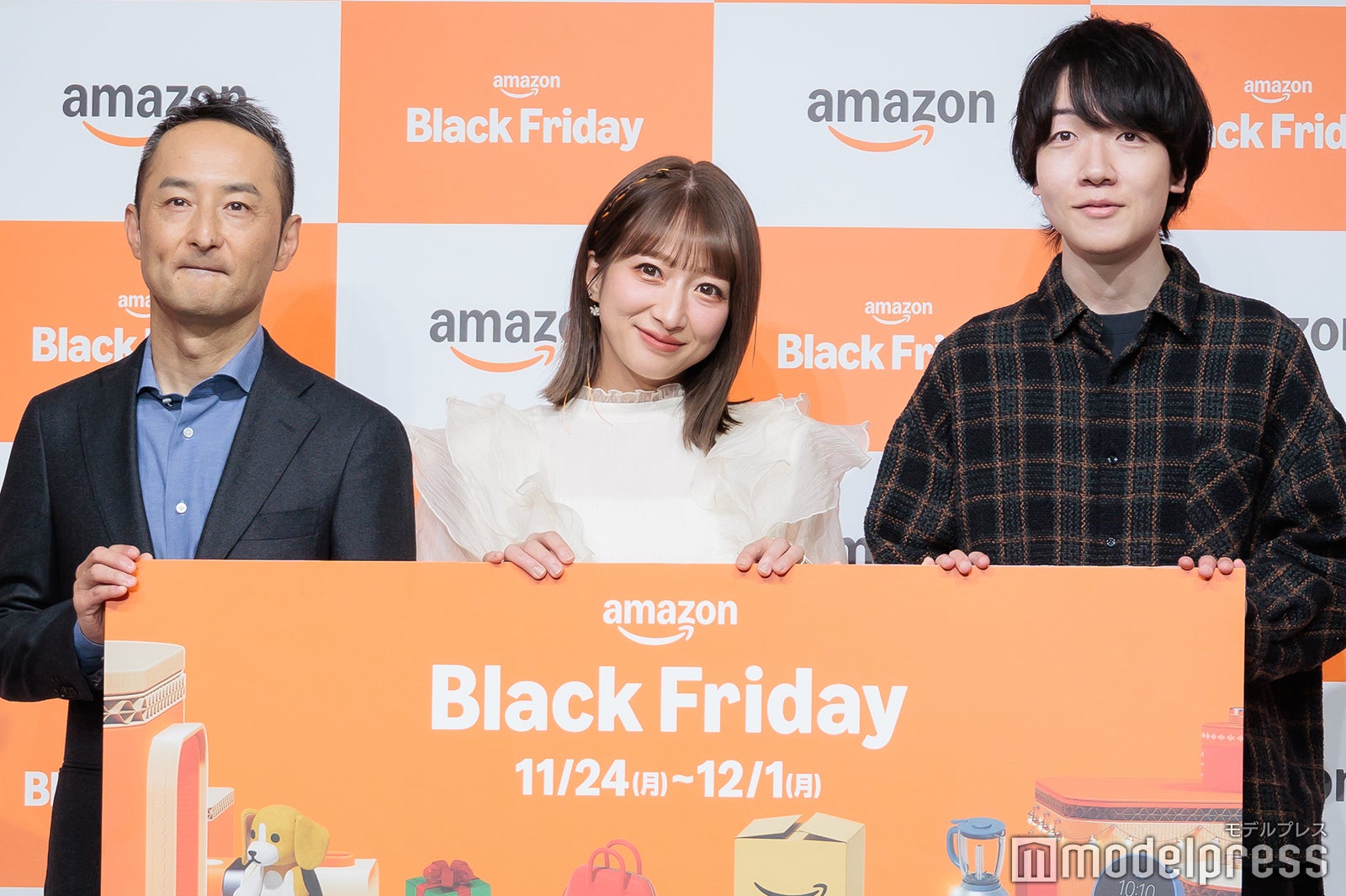 鈴木浩司氏、辻希美、たこまる（C）モデルプレス