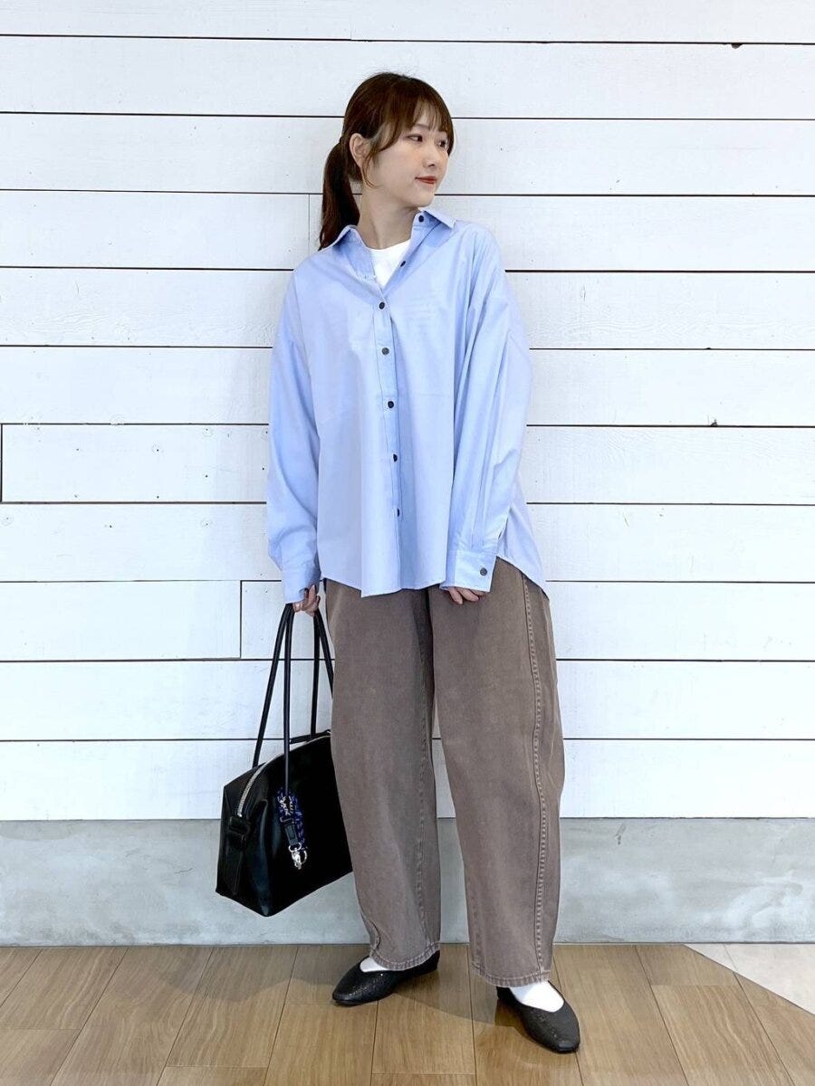 2026春グローバルワーク大人女性おすすめ365日マイスタイルシャツ