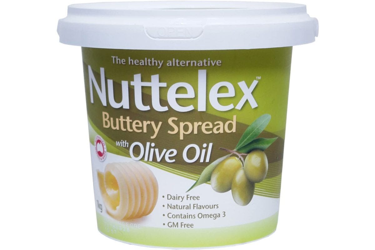 ヌテレックスファットスプレッドwithオリーブオイル