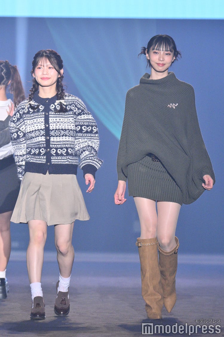modelpress ミニスカート 