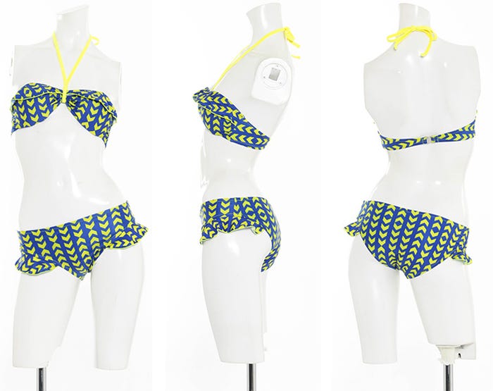 幾何学プリントビキニ「salus」3,694円(税込3,990円)